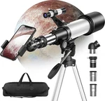 Telescope, 70MM Aperture Telescopes For Astronomy, 16X-120X Magnification Tel... New. Price: $78.78.