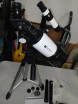 F30070 Astronomical Telescope With Tripod Space Observation 20MM Refractor Mount Used. Price: $150.00.