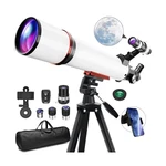 For Adults & Kids, 90MM Aperture 700MM Refractor Telescopes Beg.... Price: $156.28.