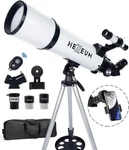 Telescopio Refractor Para Astronomia Tripode Adaptador Telefono Bolsa Transporte New. Price: $210.75.