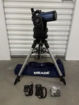 Meade ETX-90EC Maksutov-cassegrain Telescope, Autostar, Tripod, Extras Tested Used. Price: $374.99.