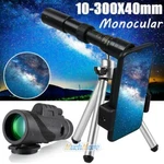 Day/night Telescope 10-300X40MM Military Zoom 4K Hd Monocular+tripod+phone Clips New. Price: $9.61.