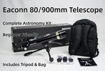 Eaconn 80AZ Black White 600MM Compact Portable Refractor Astronomical Telescope New. Price: $99.99.