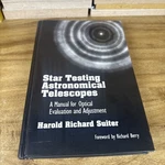 Star Testing Astronomical Telescopes: Manual For Optical Evaluation And Adjus, Good. Price: $39.99.