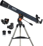Celestron - Astromaster 90AZ Refractor Telescope Fully Coated Glass Optics New. Price: $629.99.