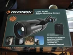 Celestron C90 Mak 90MM Angled Spotting Scope, Carry Bag And 2 Eyepieces Used. Price: $199.00.
