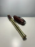 Vintage Tasco 25X30MM Pocket Telescope Monocular W/ Case Brass Leather Read Used. Price: $21.88.