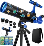 For Adults & Kids Beginners, 80MM Aperture 500MM Telescopes New. Price: $183.99.